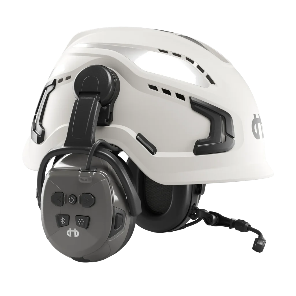 HELLBERG Sector Safety Helmet (White, Vented) - Image 4