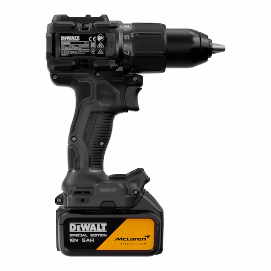 DeWalt McLaren 18V XR Combi Drill Kit (1x5Ah, 90Nm, 2 Speed,ANTI ROTATION SYSTEM) - Image 3