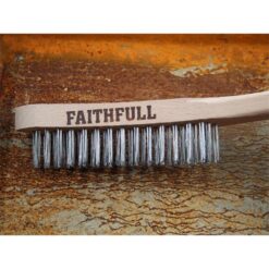 FAITHFULL Wire Brush (4 Row, Stainless Steel) - Image 2