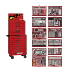 TENGTOOLS Mega Master Tool Kit (1,033 Piece, 26", Red, PRO35)