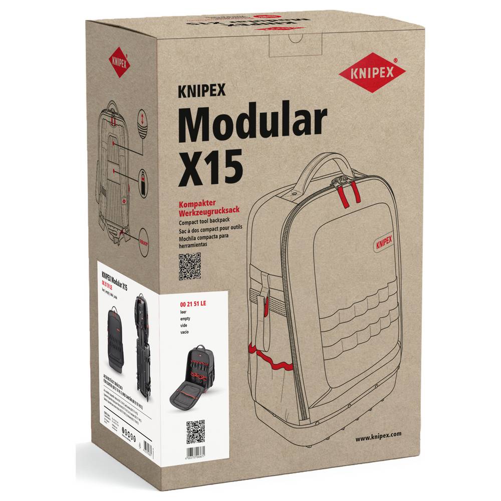 KNIPEX Modular X15 Compact Tool Backpack - Image 5