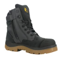 STEEL BLUE Southern Cross Boot (Size: 4/37, Black/Amber, Composite)