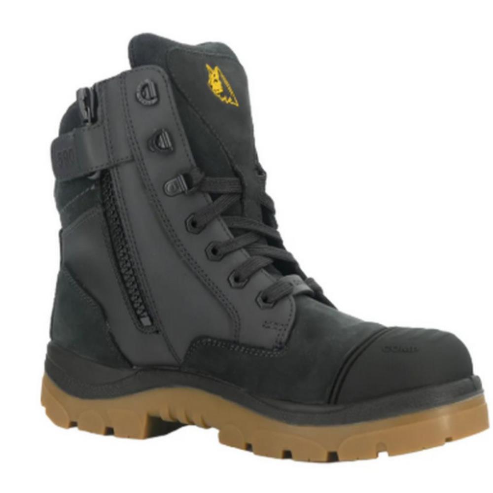 STEEL BLUE Southern Cross Boot (Size: 4/37, Black/Amber, Composite)