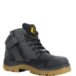 STEEL BLUE Parkes Boot (Size: 4/37, Black/Amber, Composite)