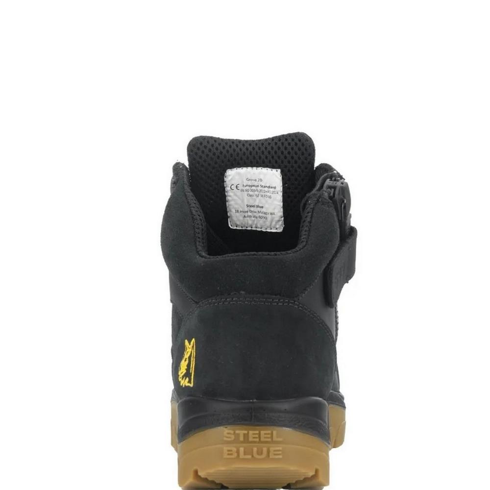 STEEL BLUE Southern Cross Boot (Size: 4/37, Black/Amber, Composite) - Image 5