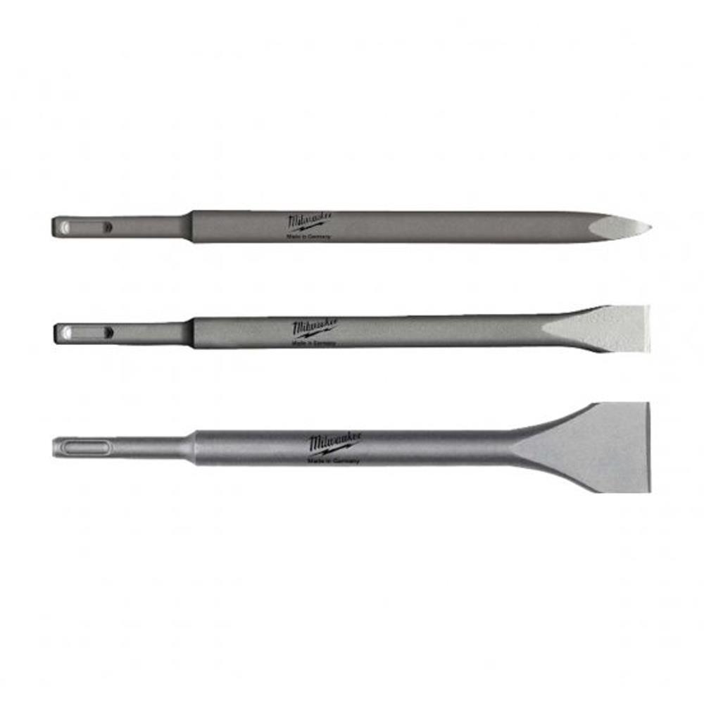 MILWAUKEE SDS-Plus Chisel Set (3 Piece)