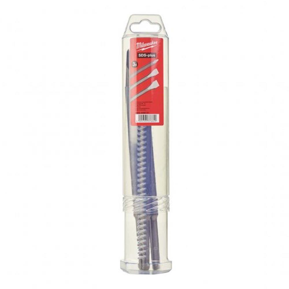 MILWAUKEE SDS-Plus Chisel Set (3 Piece) - Image 2