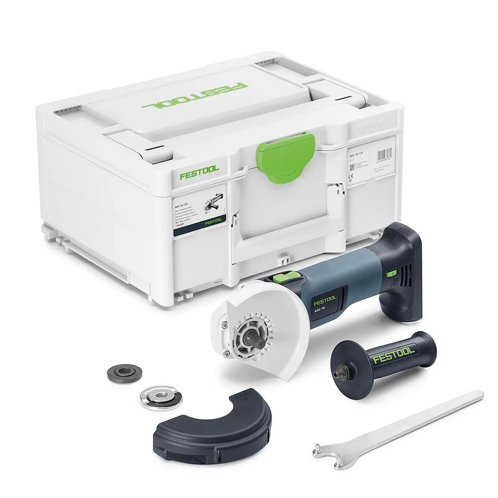 FESTOOL Cordless Angle Grinder (AGC 18-125 EB-Basic)
