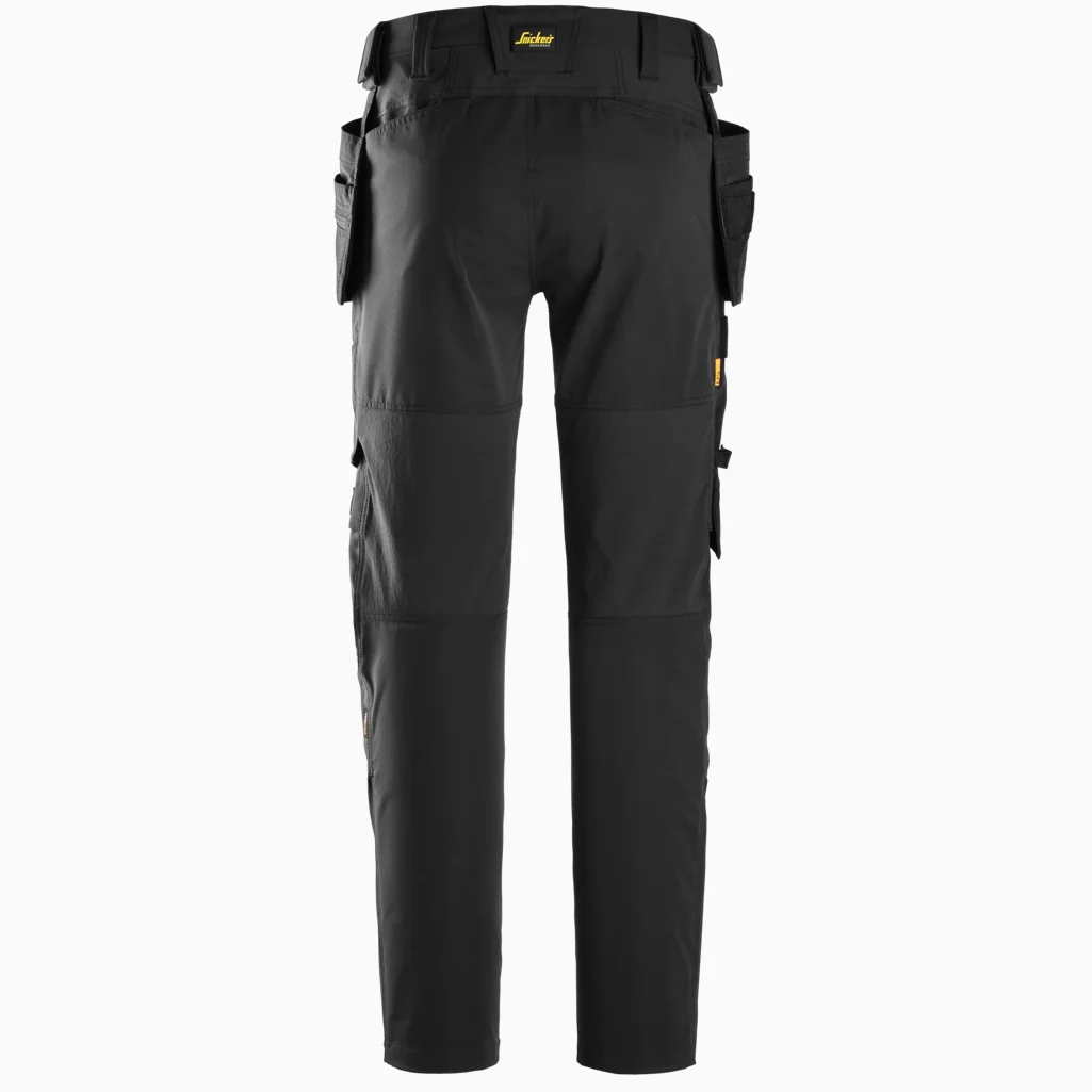 SNICKERS AW 4-Way Stretch Trousers with Holster Pockets (62, Black) - Image 2