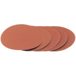 DRAPER Sanding Discs (80G, 222mm, Hook & Loop, 5 Piece)