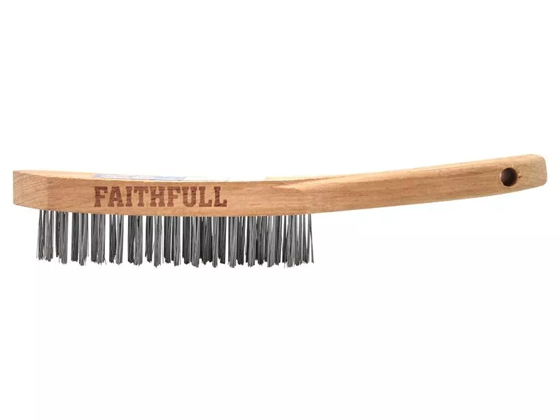 FAITHFULL Wire Brush (4 Row)
