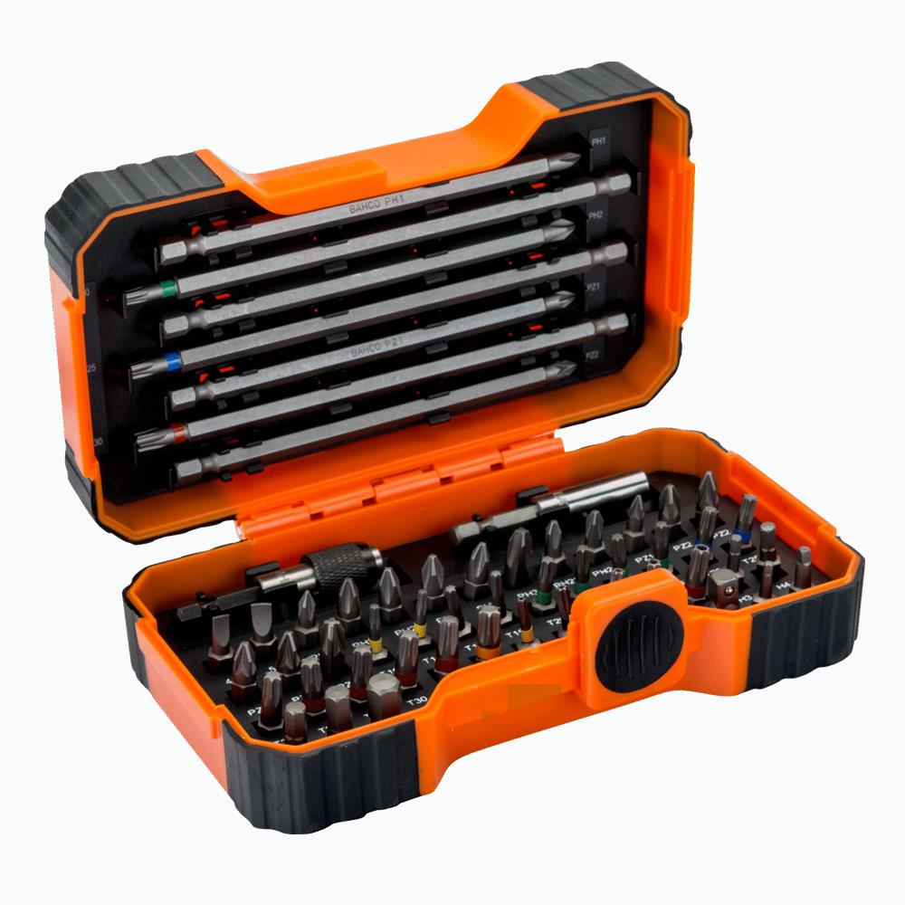 BAHCO 54 Piece Colour Coded Bit Set
