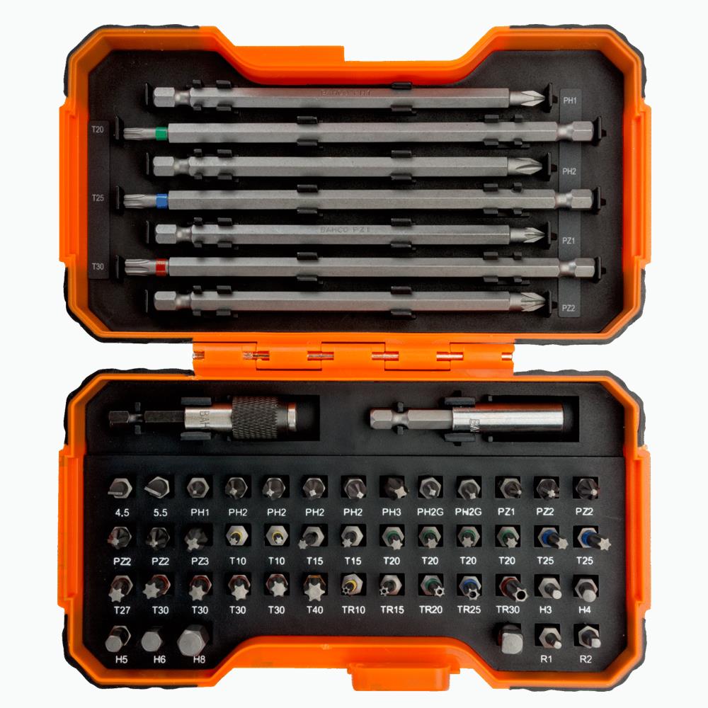 BAHCO 54 Piece Colour Coded Bit Set - Image 2