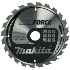 MAKITA Circular Saw Blade (24T, 210x2.4x30mm, Makforce)