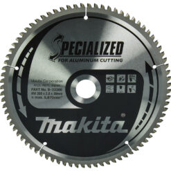 MAKITA Circular Saw Blade (80T, 260x2.8x30mm, Specialized, Aluminium)