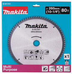 MAKITA Circular Saw Blade (80T, 260x2.6x30mm, Aluminium) - Image 3