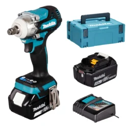 MAKITA 18V Impact Wrench Kit (2x5Ah, 1/2", 580Nm)