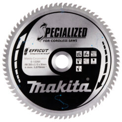 MAKITA Circular Saw Blade (75T, 260x2.15x30mm, Efficut)