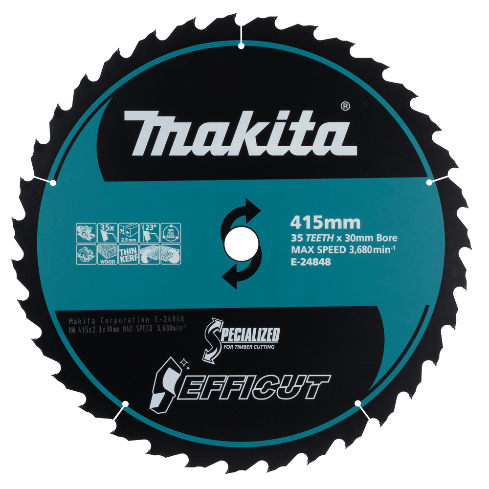 MAKITA Circular Saw Blade (35T, 415x2.3x30mm, Efficut)