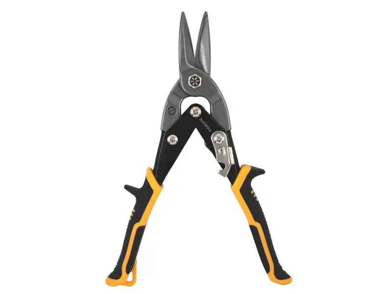 FAITHFULL Compound Aviation Snips (250mm/10", Straight Cut)