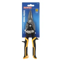 FAITHFULL Compound Aviation Snips (250mm/10", Straight Cut) - Image 2