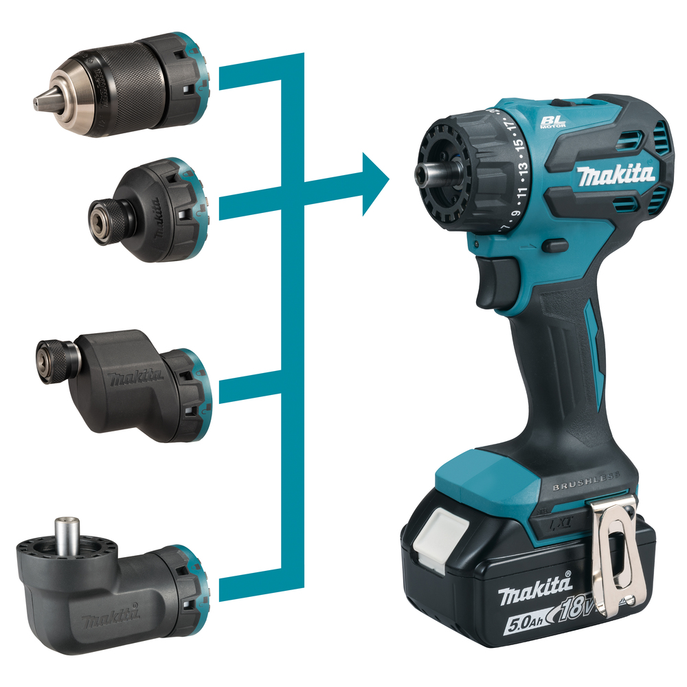 MAKITA 18V Drill Driver Bare Unit (65Nm, 4xChucks) - Image 5