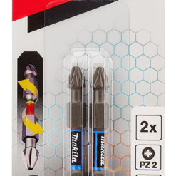 MAKITA Impact Double End Bit (PZ2, 65mm, 2 Piece) - Image 2