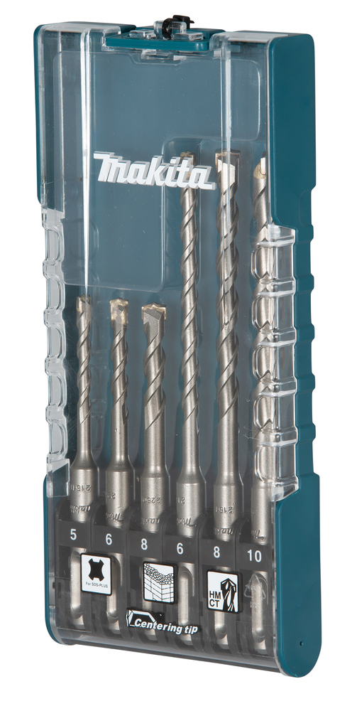MAKITA SDS-Plus Bit Set (6 Piece, 5-10mm) - Image 2