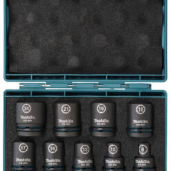 MAKITA Impact Socket Set (1/2" Drive, 9 Piece, 8-24mm)